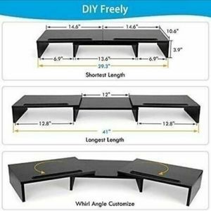 3 shelf monitor riser